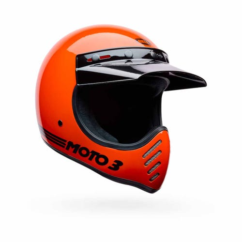 BELL MOTO-3 CLASSIC HELMET - ORANGE
