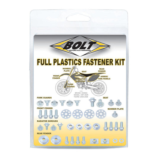 Bolt Plastics Fastener Kit Yamaha YZ250F \'10-\'13