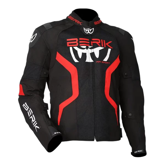 BERIK VIVERE TEXTILE JACKET - BLACK/RED