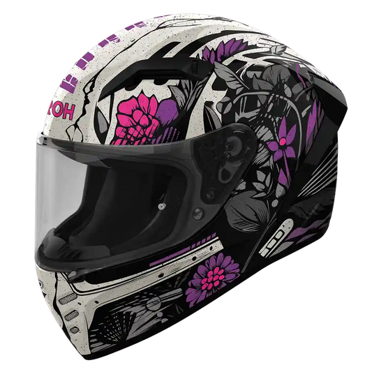 Airoh Connor Bloom Gloss Helmet - Left Angle