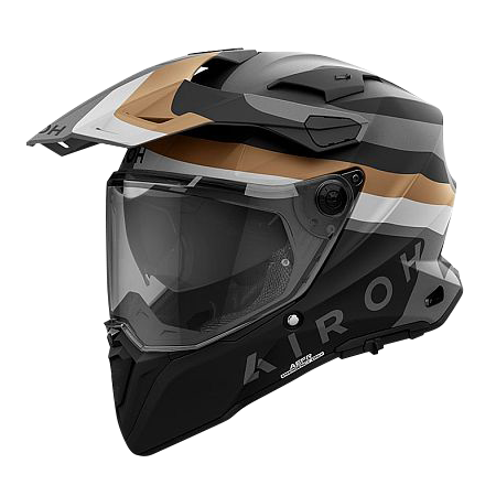 AIROH COMMANDER 2 DOOM HELMET -  GOLD MATT