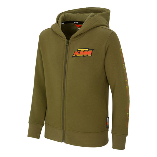 KTM Kids Racing Zip Hoodie - Green