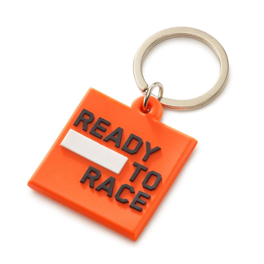 KTM Logo Rubber Keyholder Orange