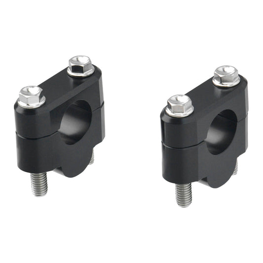 Zeta Handlebar Rise Kit 19mm Height - 22.2mm Bar - Black