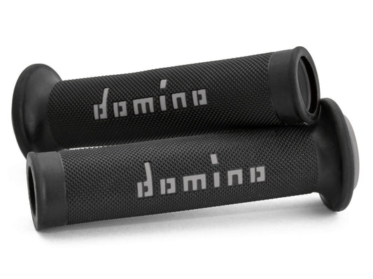 Domino A010 Slim Road Racing Grips - Black Grey