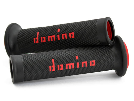 Domino A010 Slim Road Racing Grips - Black Red