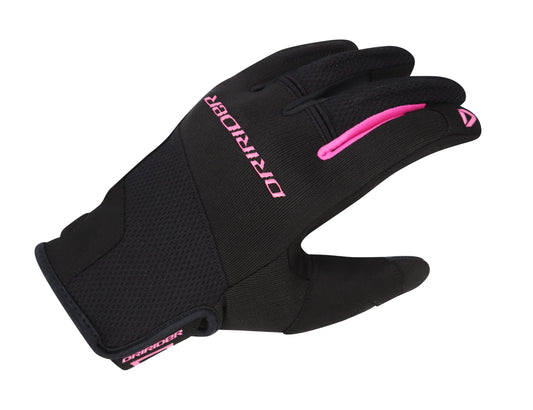 DRIRIDER FLEX LADIES GLOVES - BLACK/PINK