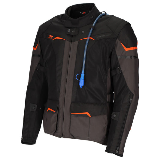 DRIRIDER RX4 ADVENTURE  JACKET - GREY/BLACK/RED