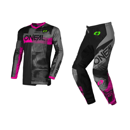ONEAL 2026 YOUTH GIRLS ROLLER GEAR SET - BLACK/PINK