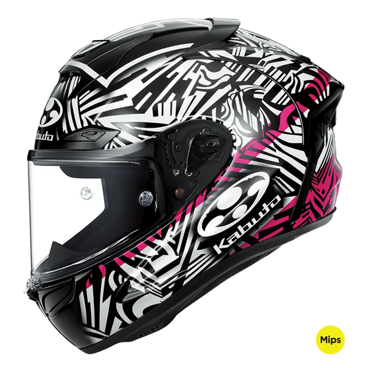 Kabuto F17 GP MIPS Helmet - Aleix Black / White - Side