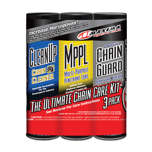 MAXIMA SYNTHETIC CHAIN GUARD COMBO KIT SPRAY 3-PACK