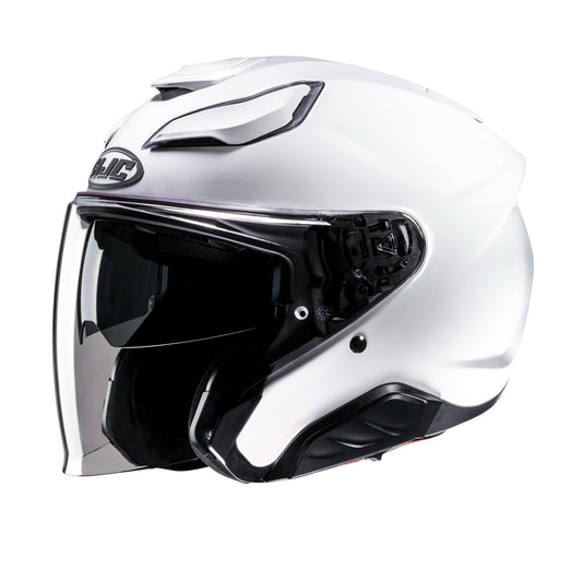 HJC F31 SOLID HELMET - PEARL WHITE