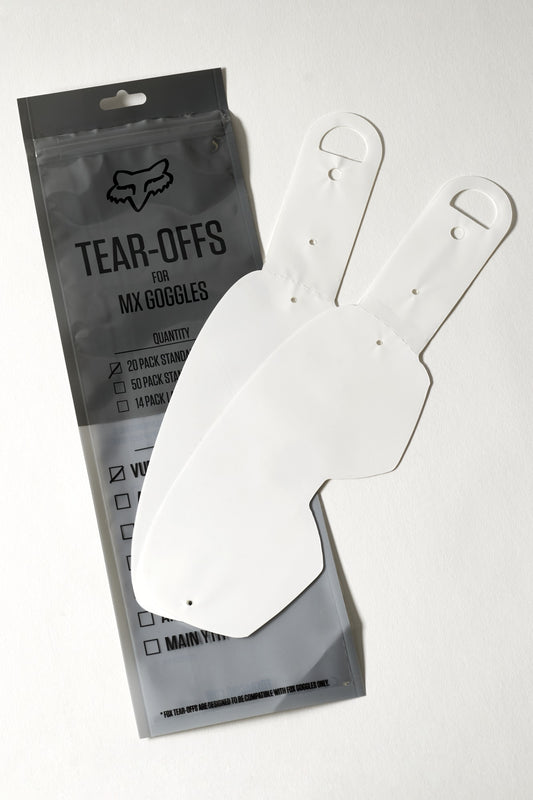 FOX AIRSPACE/MAIN LAMINATED TEAROFFS - CLEAR