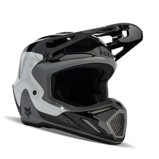 FOX 2024 V3 REVISE HELMET - BLACK/GREY