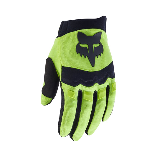 FOX 2025 YOUTH DIRTPAW GLOVES - FLO YELLOW