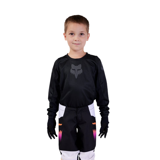 FOX 2025 KIDS 180 BLACKOUT JERSEY - BLACK/BLACK