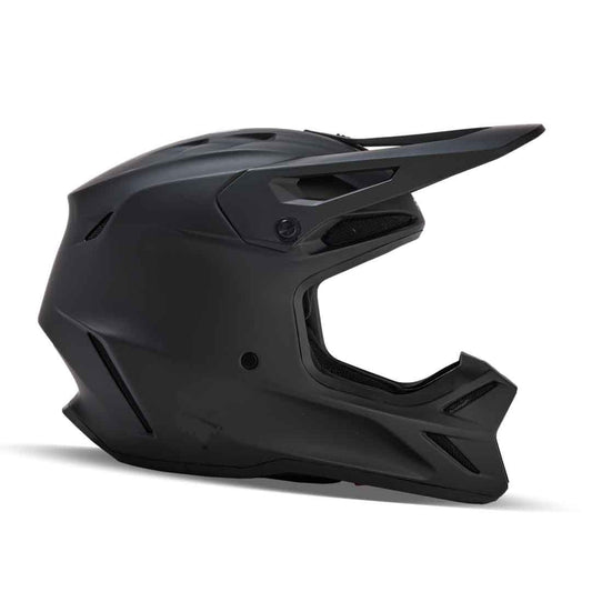 FOX 2025 YOUTH V3 SOLID HELMET - MATTE BLACK