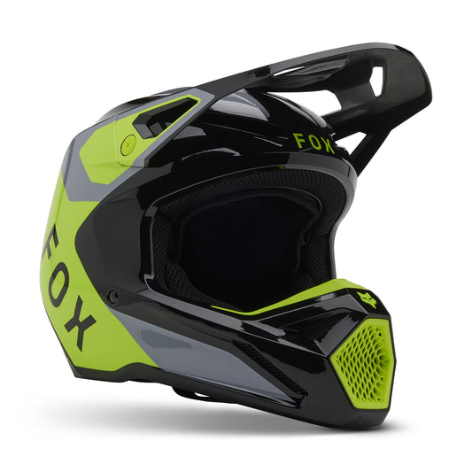 FOX 2025 V1 LEAN HELMET - GREY/YELLOW