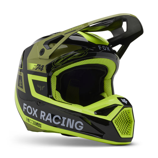 FOX 2025 V1 RACE SPEC HELMET - PL GREEN