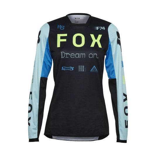 FOX 2025 WOMENS 180 RACE SPEC JERSEY - BLACK