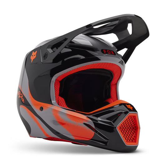 FOX 2025 V1 EMOTION HELMET - STEEL GREY