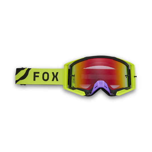 FOX AIRSPACE THROTTLE GOGGLES - BLACK/YELLOW (SPARK)