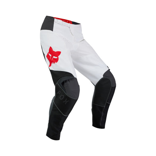 FOX 2025 180 FLOW PANTS - WHITE/RED