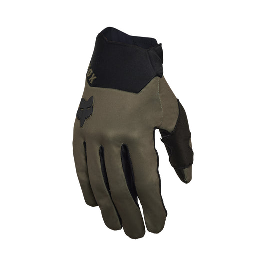 FOX DEFEND WIND OFFROAD GLOVES - OLIVE GREEN