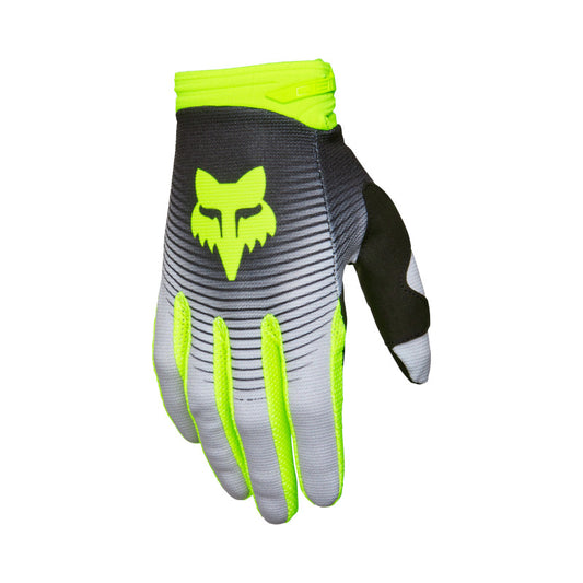 FOX 180 COLLECT GLOVES - GREY/YELLOW