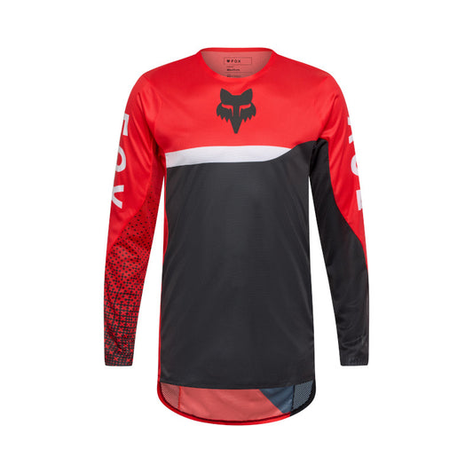 FOX 2026 FLEXAIR FRACTURE JERSEY - FLO/RED