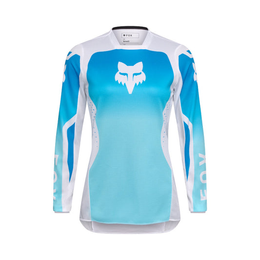 FOX 2026 WOMENS 180 SHIELD JERSEY - WHITE/BLUE