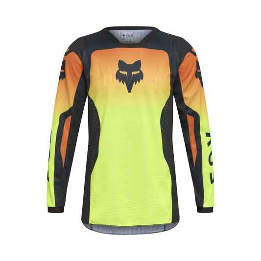 FOX 2026 YOUTH 180 SHIELD JERSEY - FLO YELLOW