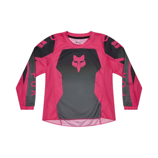 FOX 2026 KIDS GIRLS 180 SHIELD JERSEY - BLACK/PINK