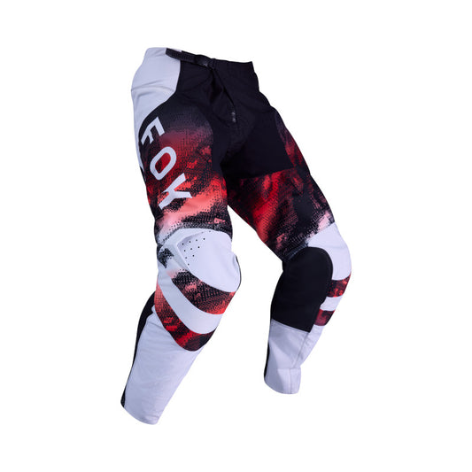 FOX 2026 180 KAIROS PANTS - WHITE/FLO RED