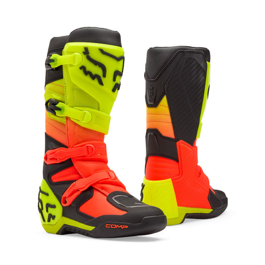 FOX COMP BOOTS - ORANGE/YELLOW