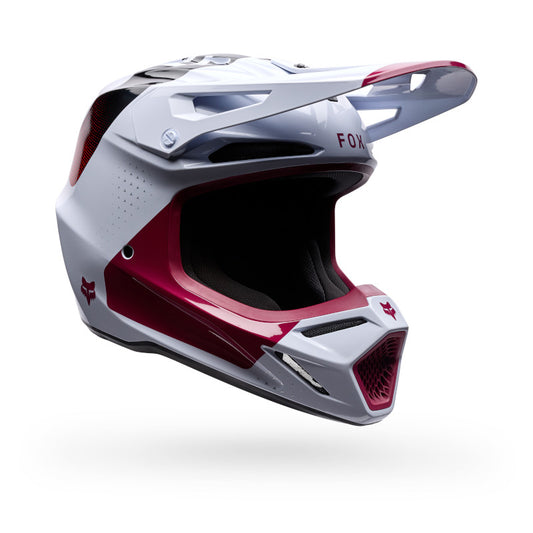 FOX V3 TINE HELMET - CRANBERRY