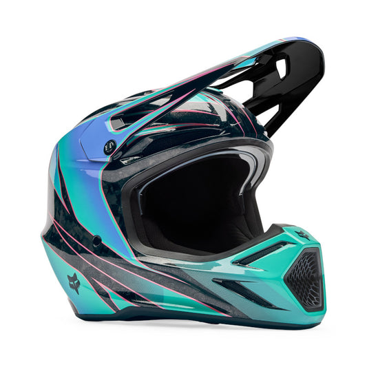 FOX 2026 V3 RS CANVAS HELMET - AQUA