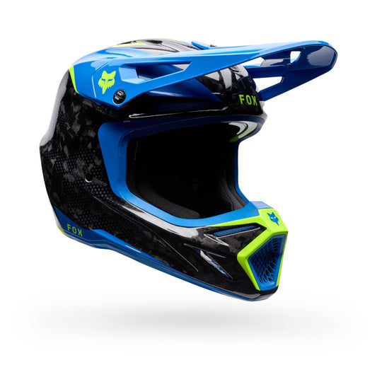 FOX V3 RS TACTILE HELMET - BLUE JEWEL