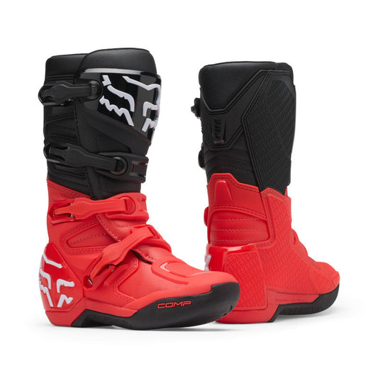 Fox 2027 Youth Comp Boots - Red
