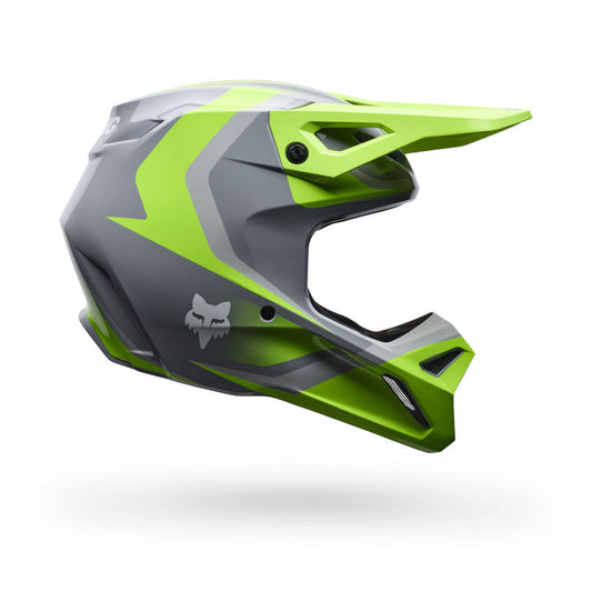 Fox 2027 Youth V1 Frame Helmet - Grey Yellow