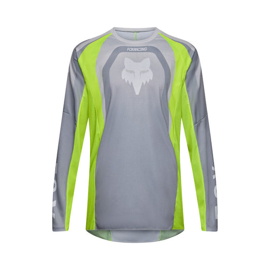 Fox 2027 180 Frame Jersey - Grey Yellow