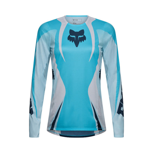 Fox 2027 Women's Flexair Thorn Jersey - Sky Blue