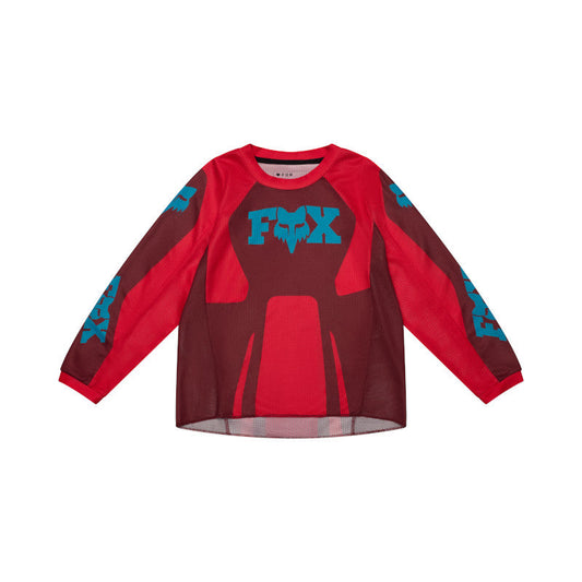 Fox 2027 Kids 180 Raid Jersey - Rust