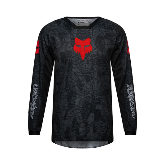 Fox 2027 Youth 180 Abyss Jersey - Black