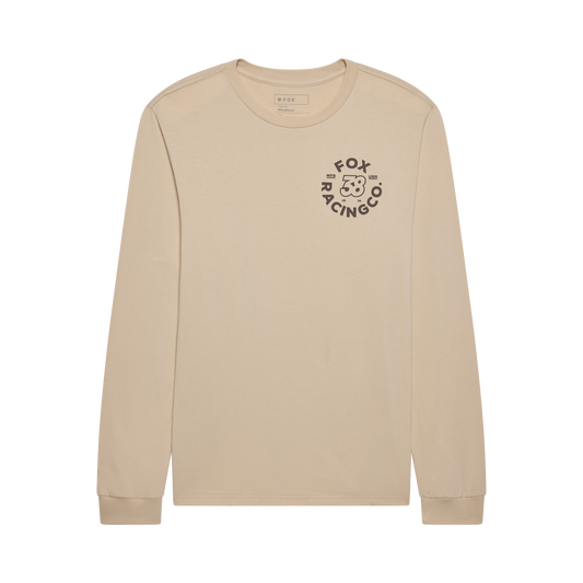 Fox DNGR 195 Original Long Sleeve Tee - Oat Brown