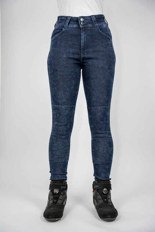 BULL-IT LADIES FURY SLIM JEANS REGULAR LEG - BLUE
