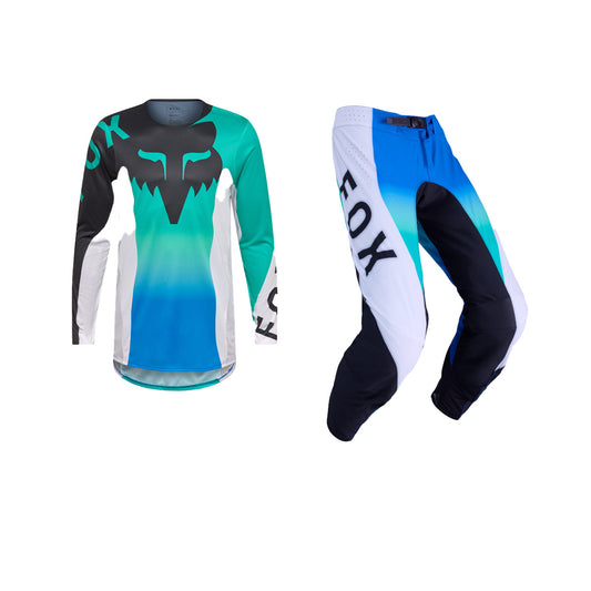 FOX 2026 YOUTH FLEXAIR SPIRE GEAR SET - AQUA