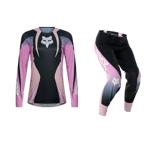 Fox 2027 Women's Flexair Thorn Gear Set - Black Pink
