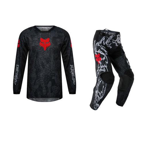 Fox 2027 Youth 180 Abyss Gear Set - Black