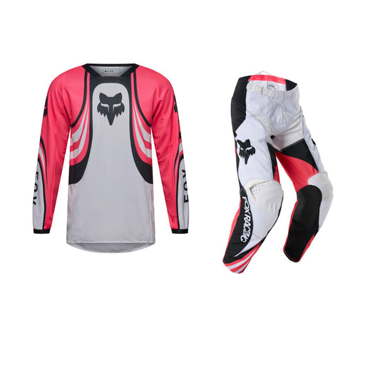 Fox 2027 Youth 180 Draft Gear Set - White